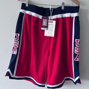 NWT M&N 1984 USA Basketball Shorts